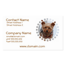 Yorkie Business Cards
