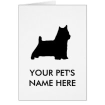 Yorkie Greeting Card