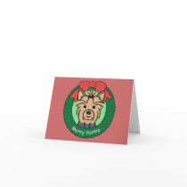 Yorkie Christmas cards by dogcartoons Yorkie Christmas cards