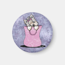 Yorkie Cuteness Fridge Magnet