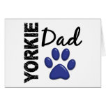 Yorkie Dad 2 Greeting Card