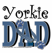Yorkie DAD Photo Cut Outs