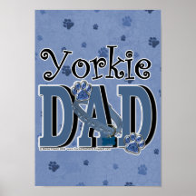 Yorkie DAD Poster
