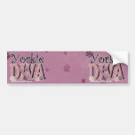 Yorkie DIVA Bumper Sticker