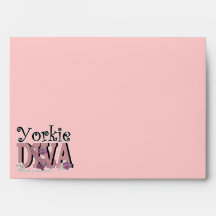 Yorkie DIVA Envelopes