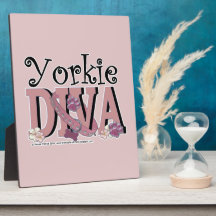Yorkie DIVA Plaque