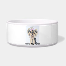 Yorkie Dog Bowl