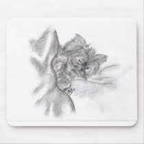 Yorkie Drawing mousepads by Gizmo4397 Yorkie Drawing mousepads