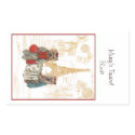 Yorkie Eiffel Tower Paris Book Plate sticker