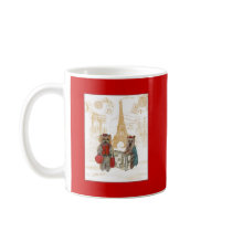 Yorkie Eiffel Tower Paris Coffee Mug