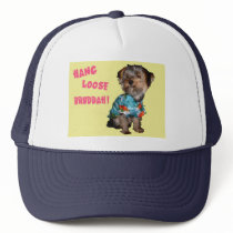 Yorkie hang loose bruddah hats