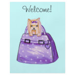 Yorkie in Polka Dot Purse Flyer