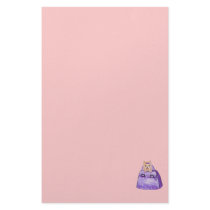 Yorkie in Polka Dot Purse Stationery by greerdesign Yorkie in Polka Dot Purse Stationery