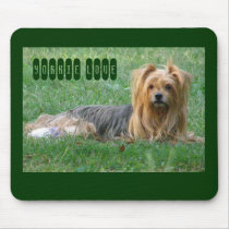 Yorkie Love.. mousepads