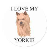 Yorkie Love! stickers