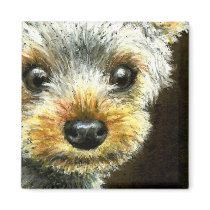 yorkie magnets by tanyabond yorkie magnets