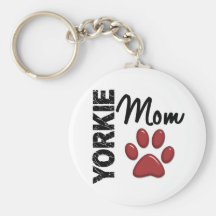 Yorkie Mom 2 Key Chains
