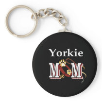 Yorkie Mom Gifts Keychains