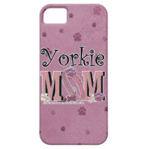Yorkie MOM iPhone 5 Cases