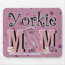 Yorkie MOM Mousepads
