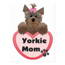 Yorkie Mom Postcards