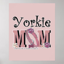 Yorkie MOM Print