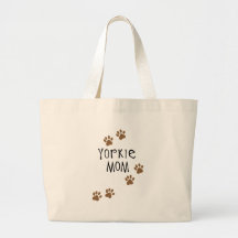 Yorkie Mom Tote Bag