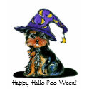 Yorkie Poo Halloween Top t-shirts by Art_by_Joanne Yorkie Poo Halloween Top t-shirts