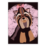 Yorkie Portrait Greeting Card