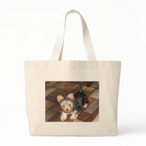 Yorkie Puppy Canvas Bag