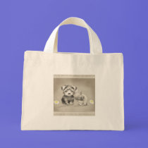 Yorkie puppy & bunny bags