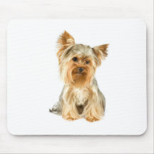 Yorkie Puppy Mouse Pad