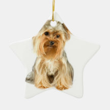 Yorkie Puppy Ornament