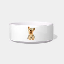 Yorkie Puppy Pet Bowl