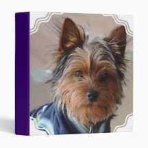 Yorkie Terrier  Binder