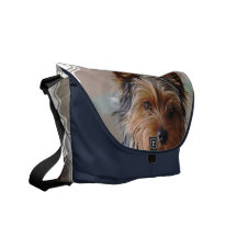 Yorkie Terrier Messenger Bag