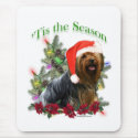 Yorkie 'Tis the Season mousepads by GreyWolfCreation Yorkie 'Tis the Season mousepads