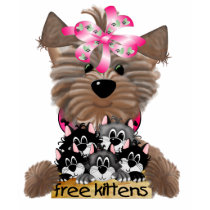 Yorkiegirl free Kittens t-shirts