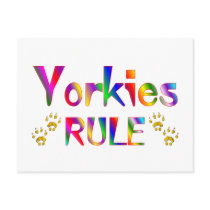 Yorkies Rule postcards by TLArnold4 Yorkies Rule postcards