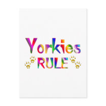 Yorkies Rule postcards by TLArnold4 Yorkies Rule postcards