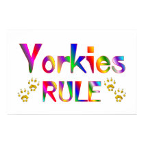 Yorkies Rule posters