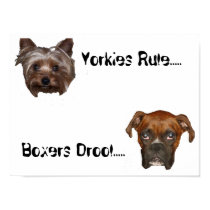 Yorkies Rule posters