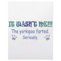 Yorkipoo Personalized Letterhead
