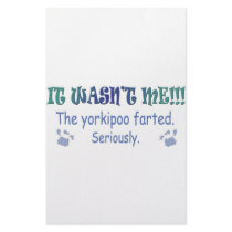 Yorkipoo Custom Stationery