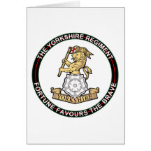 Yorkshire Regiment Card