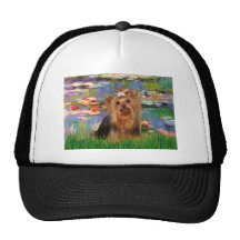 Yorkshire Terrier 7 - Lilies 2 Mesh Hats