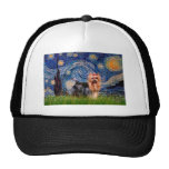 Yorkshire Terrier 9 - Starry Nightpng Mesh Hat