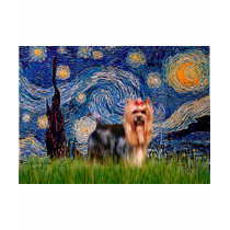 Yorkshire Terrier 9 - Starry Nightpng t-shirts