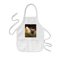 Yorkshire Terrier Apron With Duck by normagolden Yorkshire Terrier Apron With Duck