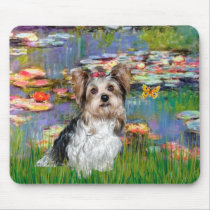 Yorkshire Terrier (Biewer) - Lilies 2 Mouse Pad